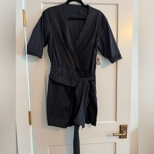 NWT! Cynthia Steffe Classic Black Tie-Waist Dress, Size 6